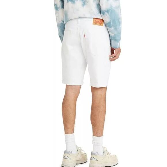 Levis 511 size 42 white raw hem dad shorts slim fit EUC undyed summer 90s y2k - Picture 1 of 10